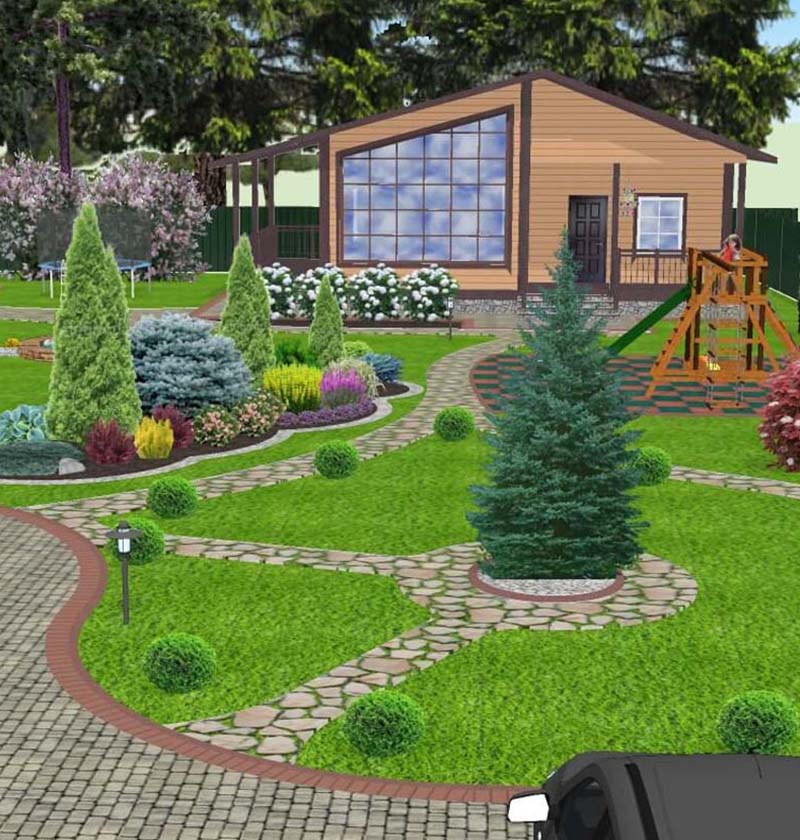 «Greentrava»: 3D-візуалізація ландшафту (Київ, Київська область) – фото 1