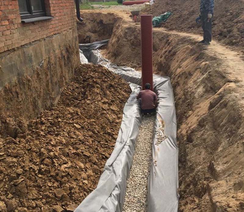 «Greentrava»: Дренаж ділянки (Київ, Київська область) – фото 3