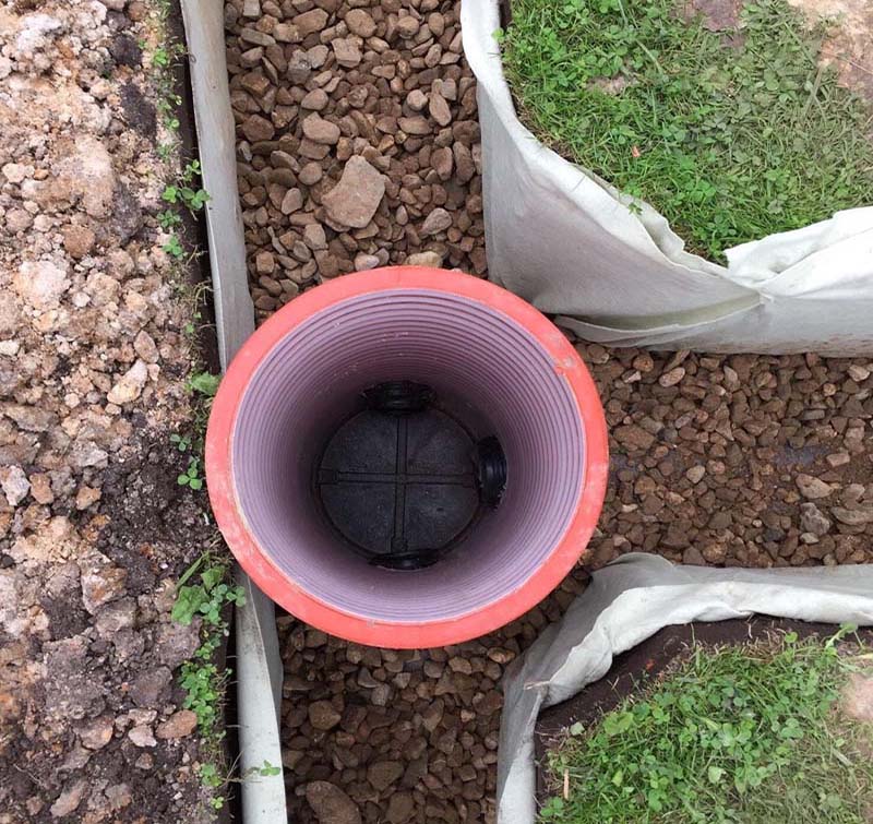 «Greentrava»: Дренаж участка (Киев, Киевская область) – фото 2