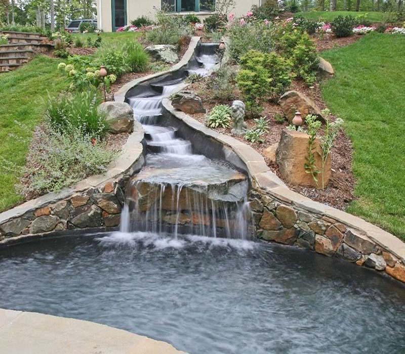 «Greentrava»: Создание декоративных водопадов (Киев, Киевская область) – фото 1